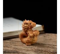 YOYOBO 1/2Pcs Home Office Desktop Carving Arts and Crafts Creative Lucky Dragon Lucky Dragon