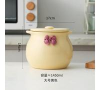 YOYOBO Household Ceramic Seasoning Pot Container with Lid Spoon Ceramic Sugar Bowl Seasoning Box Salt Pot Tea Pot Kitchen