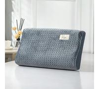 YOYOBO Waterproof Zippered Memory Foam Quilted Contour Pillow Case Latex Pillowcase Rebound Pillow Cover Protector