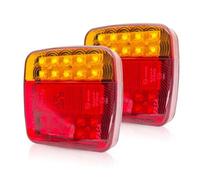 YOYOCOOL 2 Pack Trailer Lights Rear LED 12V Waterproof Truck Tail Lamp - ECE E11 Approval