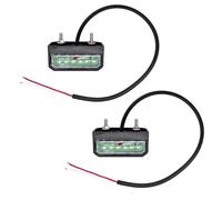 YOYOCOOL 2 Pcs LED Number Plate Lights 12V 24V Waterproof Cool White Super Bright for Trailer, Motorbike - ECE E11 Approval