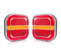 YOYOCOOL 2Pack LED Trailer Lights Rear 12V 24V Waterproof NEON Truck Tail Light- Passed E9 Certificate