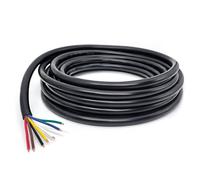YOYOCOOL 7 Core x 0.5 mm² Trailer Wiring Cable - 5M, 7 Pin Auto Harness Wire for Wiring Car Motorcycle Trailer Lighting