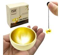 YOYODOGS Mini Singing Bowls for Healing Set,Portable Sound Bowl Brass