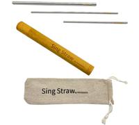 YOYODOGS Sing Straw for Vocal Training and Healing Aid Tool,Vocal Straw Voice Trainer Metal Therapy Tool for Singing Exercises and Speech Therapy(Vocal Straw-C)