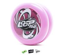 YoyoFactory Loop 360 Yo-Yo - Looping Trick Yoyo with Ball Bearing - Pink
