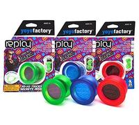YoYoFactory Replay Blister Pack - w/Extra String - Colors Vary (Green, Blue or Red)