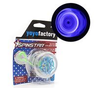 YoyoFactory Spinstar LED Yo-Yo - Light Up Responsive Starter Yoyo - Blue