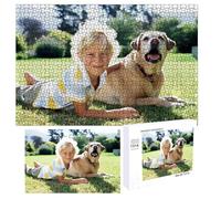 YOYOHAHAHA Personalized Jigsaw 1314PCS Wooden Photo Puzzle,Personalized Puzzle for Men Women Gift,Custom Jigsaw for Picture with Your Dog(1314PCS)