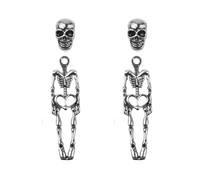 YOYOKIT Halloween Earrings for Women, Pumpkin & Skeleton & Spider Style Dangle Earrings Halloween Party Costume Jewelry Accessories Gifts for Woman, Metal, No Gemstone
