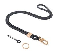 YOYOL Neck Lanyard Key Chain Premium Quality Necklet Strap Holder,for Id Badge,Keys,Wallet, for Men Women Cool Lanyards, 104 Black, Large