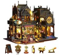 Yoyoom DIY Miniature House with Small Tools & Cover, Wooden Mini Dollhouse & Book Nook Kit for Teens & Adults, Magic Kit, Home Decor