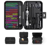 YOYSUN Mini Precision Screwdriver Set with Color-coded Identification, 132 in 1 Micro Magnetic Repair Tool Kits with Storage Box, 108 Bits,Small Manual Screw Driver Toolkits for iPhone/Mac/iPad/Table