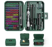YOYSUN Precision Screwdriver Set, 132 in 1 Repair Tool Kits with Storage Box, 108 Bits, Color-coded Identification Toolkits for iPhone/Mac/iPad/Tablet/Laptop/Xbox Series/PS3/PS4/Nintendo Switch/Eyegla