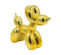 YOYUMI Balloon Dog Ornament Electroplating process modern luxury decoration living room entrance office window sculpture yellow