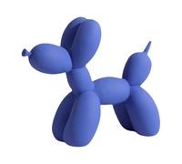 YOYUMI Balloon Dog Sculpture Ornament, For Living Room Bedroom Wine Cabinet Decoration, Resin Crafts (Dark Blue 8.7Inch)