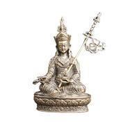 YOYUMI Sculpture Vintage Brass Padmasambhava Buddha Statue Desktop Ornaments For Bronze Statue Crafts - Vintage And Old