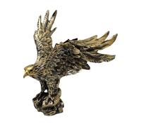 YOYUMI Statue Vintage Golden Eagle With Wings Spread Out Decoration Home Living Room Office Resin Ornaments