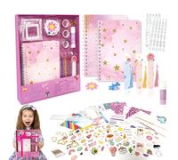 YOZAIUUI 2Pcs DIY Journal Kit for Girls: Teenage Girl Gifts for 8-14 Year Olds Girls Present Diary Stationery Set and Scrapbook Kit Arts and Crafts Kit for Birthday Gifts