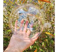 YOZIEMQ Acrylic hollow ball, Clear Plastic Fillable Ornaments Ball, DIY Clear Plastic Balls for New Years Present,Xmas Tree,Home Decoration,Wedding,Party (14cm/5.51inch,10pcs)