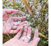 YOZIEMQ Acrylic hollow ball, Clear Plastic Fillable Ornaments Ball, DIY Clear Plastic Balls for New Years Present,Xmas Tree,Home Decoration,Wedding,Party (6cm/2.36inch，20PCS)