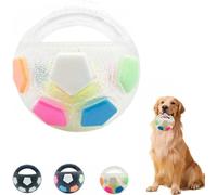 YOZO The Mellow Dog Calming Ball,interactive Toss and Fetch Play,dog Ball with Handle,mellow Dog Calming,Squeaky Floating Balls,Indestructible High Bounce Puppy Balls Toy for Training,Outoor Games-A