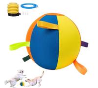 YOZO The Mellow Dog Calming Jumbo Ball For Dogs,Herding Ball With Tabs,HerdingBall Hund,Generisch HerdingBall For Dogs,Interactive Game Exercise Dog Toy,With Inflatable Device(L)