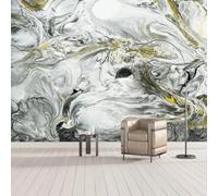YOZYOOOZ Abstract Ink Landscape Gilded Marble 3D Mural for Living Room Bedroom Corridor Modern Wall Art Home Decoration