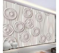YOZYOOOZ Modern Three-Dimensional line White Geometric 3D Wallpaper self-Adhesive murals Suitable for tenants Suitable for Bedroom Living Room Art Decoration