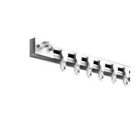 YPAPBHT Punch-free Curtain Track Self-adhesive Single Rail Straight Guide Quiet And Smooth Top And Side Installation Dual-purpose Slideway Hook Integrated(210cm,Side mount)