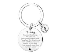 YpbbyKit Dad To Be Keyrings Dad To Be Gifts New Father Present for Men New Father Gift Daddy To Be Keyring Pregnancy Announcement