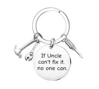 YpbbyKit Gifts for Men If Dad Grandpa Uncle Can't Fix It No One Can Keyring Gifts for Fathers Day Christmas (Uncle)