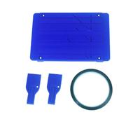 YPBEW 1 / 2in 1 / 4In Tape Splicing Block Fixers Set for Opening Reel to Reel Player with Full Track Splicing Plate Opening Repair with Two Fixers