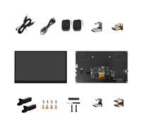 YPBEW 10.1inch Capacitive Touchable Screen 1024x600 HDTV Monitor Panel LCD Capacitive Touchable Display Suitable for 3B+ 4B Board HDTV Portable Monitor
