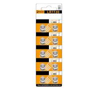 YPBEW 10pc / 20pcs AG10 LR1130 Button Cells LR54 / 389 Button Batteries Suitable for Various Gadgets Safe for Regular Use Watches Calculators Remote Controls Long Last Power Supply