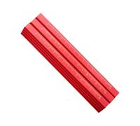 YPBEW 12 Pcs Carpenter Pencils Octagonal Black/Red Carpenter Pencils for Woodworking Marking and Construction Plans