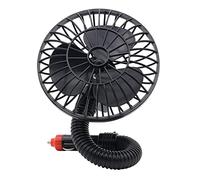 YPBEW & 12V Car Fan Plug & Play Cooling & Use in Any Standard Power Outlet Portable Compact Auto Low Noise Perfect for Commuters & Long Drives or Household Use ABS
