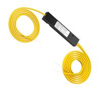 YPBEW 1x2 Fiber Opticals Splitter ABS Housing for Home and Offices Networks Installation with Multiple Port Single Mode G657A1 Fiber Visual Splitter
