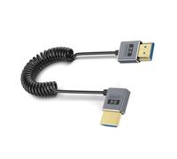 YPBEW 2.1 Version Coiled Video Cord 8K @ 60Hz Extension Cable 48Gbps for 1080p Video Streaming Line Extension Line Low Latency Gaming Cable