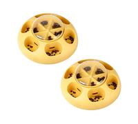 YPBEW 2 Pieces ABS Slow Feeder Puzzle Toy That Challenges Your Dog ’ s Cognitive Abilities Not Boredom Dog Toy