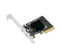 YPBEW 2 Ports PCIE3.0x2 USB3.2 TypeC Expansion Card ASM3142 Control Chip 20Gbps Fast Stable Efficient Efficient Data Transfer