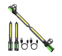YPBEW 2400LM Attractive Rechargeable Work Light with Fasteners 4400mAh Battery 3 Approaches for Car Repair Garage Crisis Double Handheld Attractive Garage Light