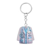 YPBEW 2D Flat Nurse Costume Design Acrylic Rings Pendant Automotive Interior Accessory Gift Car Interior Hanging Ornament Uniform Elegant Car Deck