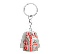 YPBEW 2D Flat Nurse Costume Design Acrylic Rings Pendant Automotive Interior Accessory Gift Car Interior Hanging Ornament Uniform Elegant Car Deck