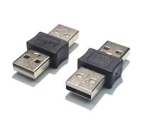 YPBEW 2Pack USB 2.0 Gender Changer Converters Metal Construction Supports 5V Charging Home Use USB Male Male Adapters
