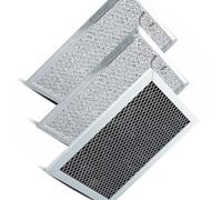 YPBEW 2Pcs Charcoal and Grease Filter for Multiple Microwave Models Including JVM6175 Series Premium Activated Air Filter Set