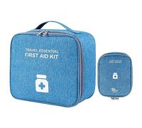 YPBEW 2Pcs Empty Waterproof First Bag Large Capacity Portable Caregivers Medical Supplies Organizers Medication Camping Hiking Accessories Travel Pharmacy