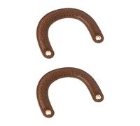 YPBEW 2Pcs Stylish Curved PU Bag Handle Strap Replacement for Comfort and Durability for Bag Creators and Fashion Individuals Handbag Handle Replacement