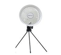 YPBEW 3000mAh Ceiling Fan Rechargeable 5.7inch Camping with Tripod+LED Light for Dormitory Bedside Tent Library with Led Lights Usb Rechargeable Tents Desk