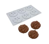 YPBEW 3D Chocolate Mousse Molds Fondant Mold Candy Silicone 2 Styles for Baking Lovers Silicone Fondant Molds Set